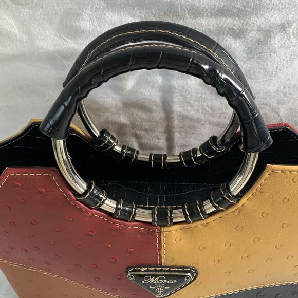 Marco USA 4 Color Panel Handbag/Crossbody Purse - Picture 3 of 15